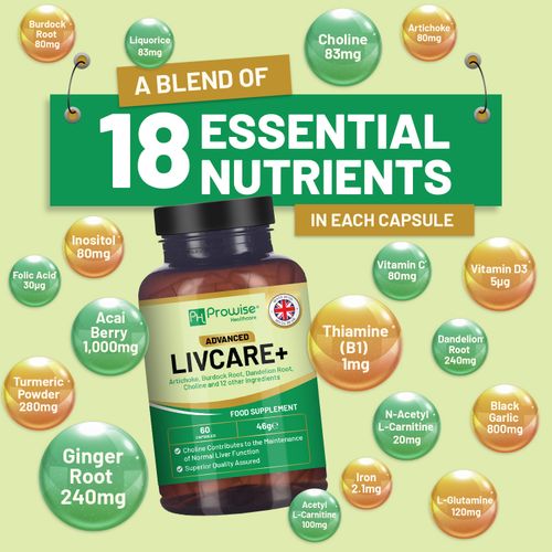 šæ Prowise Advanced Livcare+ ā 60 Vegan Capsules