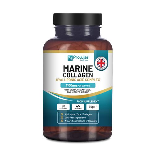 🌊 Prowise Marine Collagen with Hyaluronic Acid Complex 1100mg – 90 Capsules